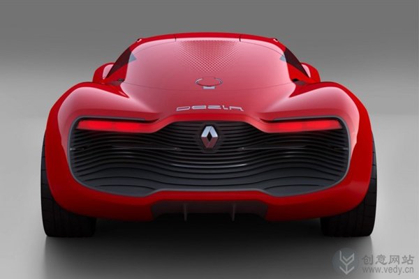 热力四射的红色概念跑车设计