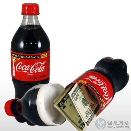 可乐瓶样子的创意存钱罐