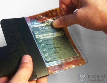 塑料卡片式的超轻薄创意手机设计