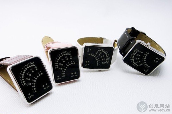 潮流创意LED扇形手表（四）