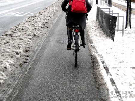 可以调节温度的创意自行车道