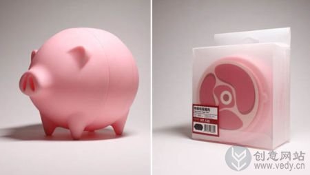 可以“长大”的小猪创意存钱罐