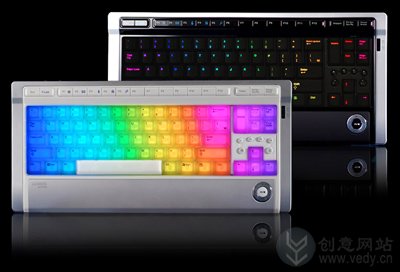 彩色变换发光的LED创意键盘