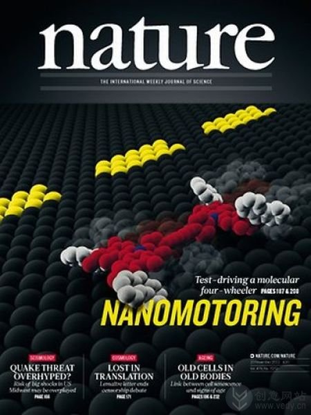 纳米级别的合成分子微型电动汽车
