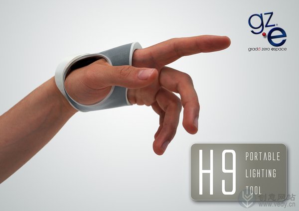 H9便携式的创意照明手套
