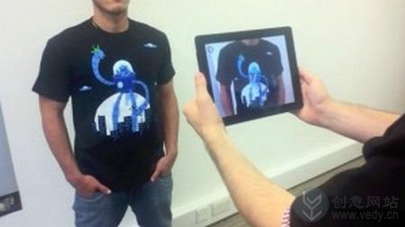 增强现实技术的互动游戏创意T恤