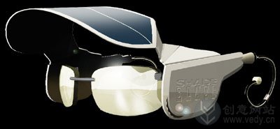 可以充电的多功能创意太阳眼镜