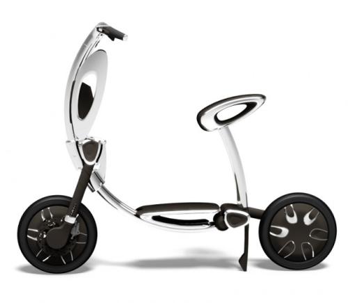 折叠创意的电动自行车