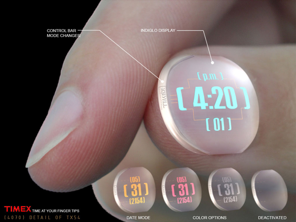 物联网技术的隐形指甲手表设计