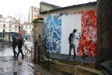 巨型街头涂鸦手绘创意