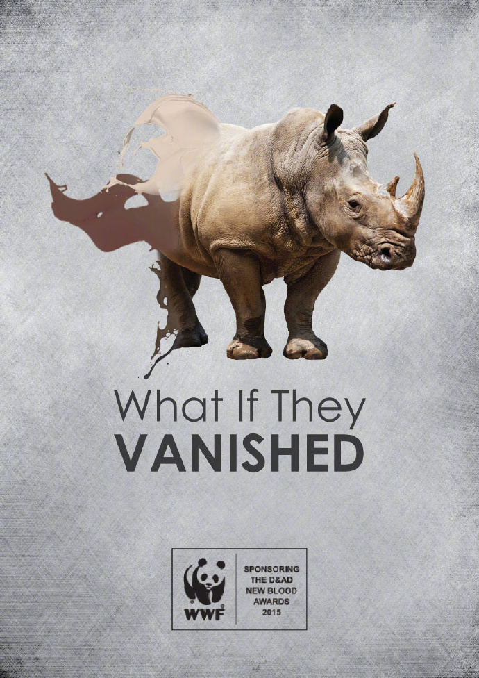 WWF（世界自然基金会）发布的公益海报设计