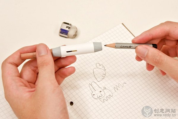环保形的多功能创意铅笔刀