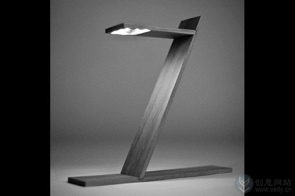 可组装的Z字形平衡光式的创意台灯