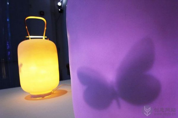 蝴蝶灯笼样式的灯泡创意设计