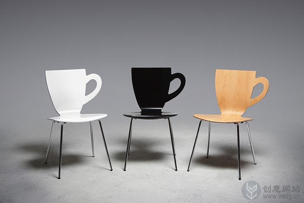 咖啡杯形状的创意座椅