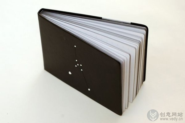 星座样式的笔记本设计